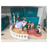 Large Walt Disney Classics Collection Beauty and the Beast The Curse is Broken 6 piece Set Incl. Bal