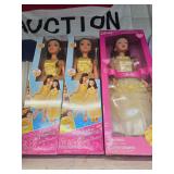NIB Disney Princess Belle Dolls