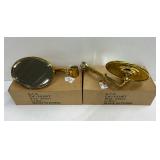 #7521 Repro Brass Model T Mirrors #1 #7521 Repro Brass Model T Mirrors #1