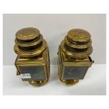#7532 (2) Ford - JNO Browning Model 100 Brass Side Lamp #1 #7532 (2) Ford - JNO Browning Model 100 Brass Side Lamp #1