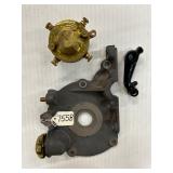 #7558 Early Timing Cover 2 pc timer with arm and oil cap group #2 #7558 Early Timing Cover 2 pc timer with arm and oil cap group #2