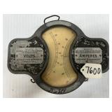 #7600 Vots and Amperes Meter for Early Electric Vehicle #7600 Vots and Amperes Meter for Early Electric Vehicle