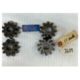 #7609 Pinion Gear Group of 4 incl. 10 tooth, 11 tooth, etc. #7609 Pinion Gear Group of 4 incl. 10 tooth, 11 tooth, etc.