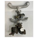 #7633 (2) Aluminum Updraft Intakes with Carbs- Tillotson Model X, Winfield Model M #7633 (2) Aluminum Updraft Intakes with Carbs- Tillotson Model X, Winfield Model M