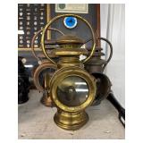 #7724 Lot of 3 Brass side Lamps #7724 Lot of 3 Brass side Lamps