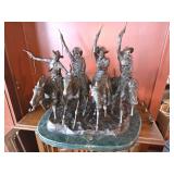 Frederic Remington - Coming Through The Rye Bronze Sculpture
