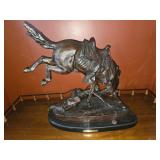 Frederic Remington Bronze - Wicked Pony