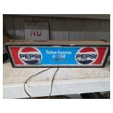 Light Up Pepsi sign