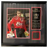 Framed & Mounted Dale Earnhardt Auto Photo & actual Pice of Tire