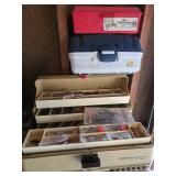 Several Fishing / Tackle Boxes