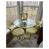 Vintage Wrought Iron Patio Set