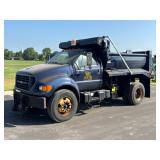 Lot #1 2003 Ford F-750 Dump Truck w/ 34K Miles
