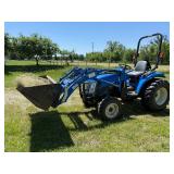 New Holland loader tractor