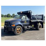 Lot #1 2003 Ford F-750 Dump Truck w/ 34K Miles