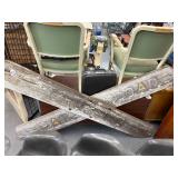 #529 Vintage Railroad Crossing Wooden Sign