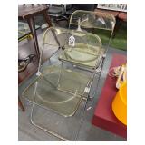 #536  Lot of 2 Plia Folding Chairs by Giancarli Piretti for Anonima Castelli in 1967
