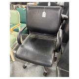 #572  Leather Swivel Office Chair