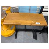 #586 Oak Herman Miller Adjustable Scooter Stand