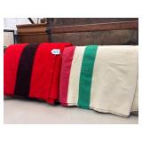#630 Red and Black 100% Wool Hudson