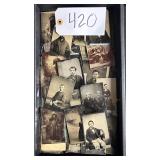 #420 Lot of Victorian Tin Types