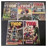 1515 The Mighty Thor - # 119, 125, 130, 145, 146
