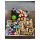 #1735 Choice on Fishing Lure and tackle Related shelf inc. NIP etc.