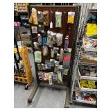 #1736 Store Display with tons of Fishing Related inc. Heddon, Cordell etc.