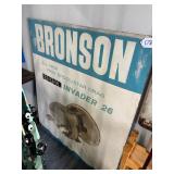 #1745 Bronson Fishing Reel Single Sided Advertising Sign