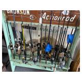 #1746 Fishing Rod and Reel Group #1: (Front) tournament GSX, Gander MTN Elite, etc.