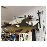 #1749 Projecting Fish Advertisement Sign (Hanging with Bracket) 