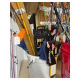 #1761 Ice Fishing Bucket #3 Full of Rods, etc. 