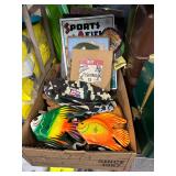 #1779 Fishing Signs incl. Sports Afield, Bucket hats, Fish DÃƒÂ©cor, etc.