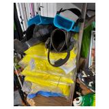 #1780 Green Boat Bumpers, Life Jackets,  Flippers, etc.