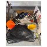 #1783 Lot of miscellaneous equipment Incl. scoops, Barrel swivel kit, etc.