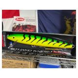 #1480 Rapala Giant Lure, Signs, & Berkley Steelon wire-wound leaders