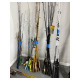 #1488-93 Fishing Pole lots