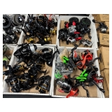 #1722-#1725 Lot of reels Incl. Berkley Fusion 206, Code Neon & Shakespeare Reverb, QT 2000, LZR Pro