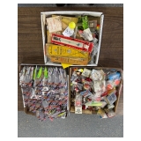 #1732 Choice on Fishing Lure and tackle Related shelf inc. NIP etc.