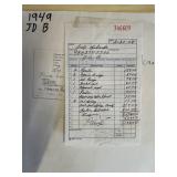 JD-B Engine Overhaul Receipt