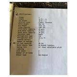 Camper Spec Sheet