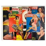 #lot 7- lot of 10 Eyeful & Cutie Magazines