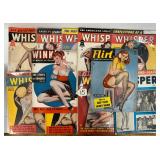 #lot 15- lot of 11 Flirt & Whisper Magazines
