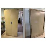 Lot #74 (2) Metal Storage Cabinets- Empty
