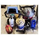 Lot #9 Large Garage Related Lot incl. Shop Vacs