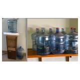 Lot #80 Oasis Water Station with 8 Water Jugs