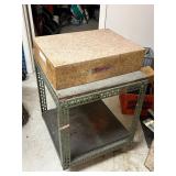 Lot #40 Starrett Surface Plate on Custom Cart #1