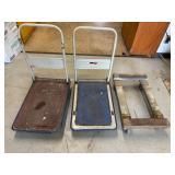 Lot #77 (2) Rolling Carts & 1 Dolly