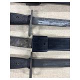 #1346 Misc. Military Related Lots incl. dummy grenades, various bayonetts,  sporting rifle magazines