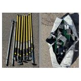 Lot #12 (7) Task Quick Support Rods, Erecta-Rack