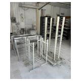 Lot #9 Cabinet Door Drying Racks & Saw Horses
